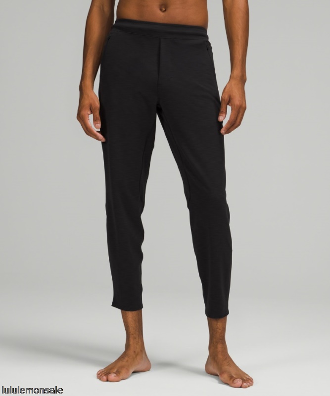 Lululemon Deutschland DELULU715 | Lululemon Deutschland Schwarz Meliert Balancer Hose 27